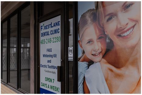 Clinic Entrance | Forest Lane Dental Clinic | Family & General Dentists | SE Calgary