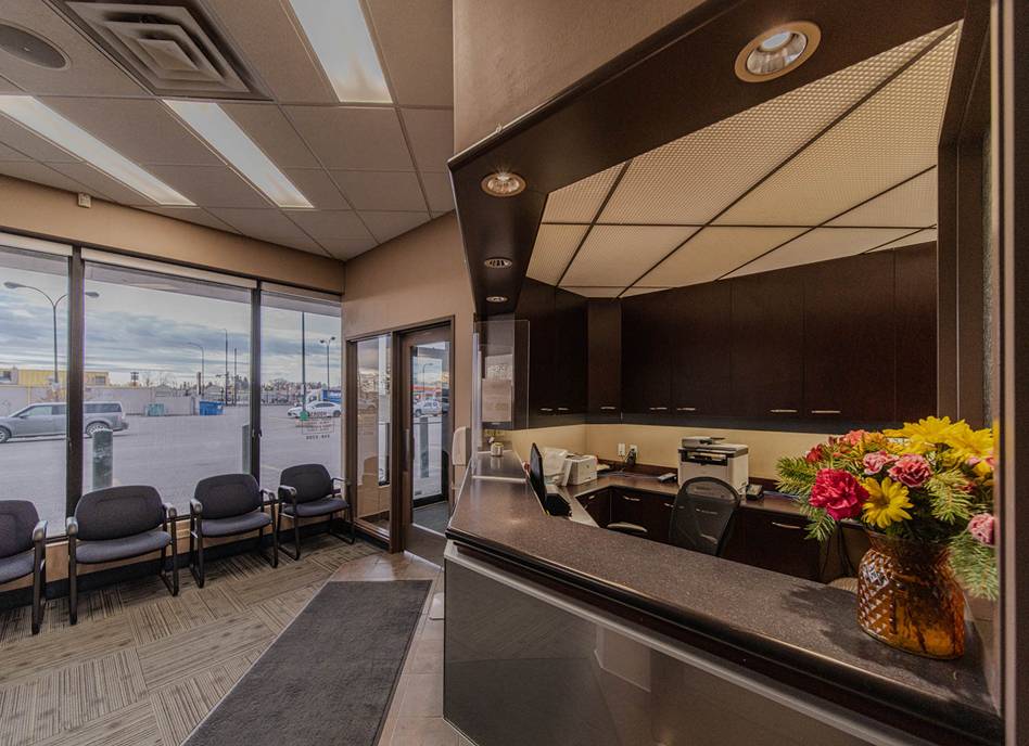 Warm & Welcoming Reception Area | Forest Lane Dental Clinic | Family & General Dentists | SE Calgary